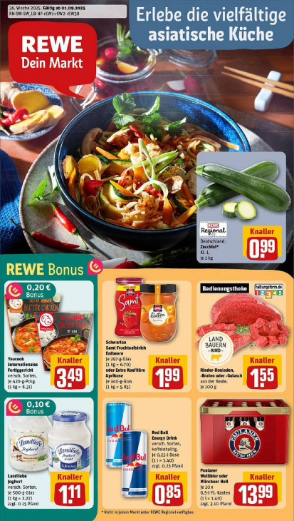 Rewe Angebote ab 01.09.25 bis 06.09.25
