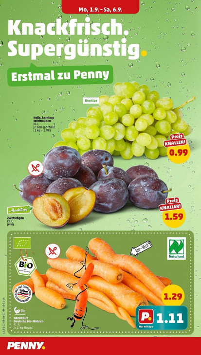 Penny Angebote ab 01.09.25 bis 06.09.25