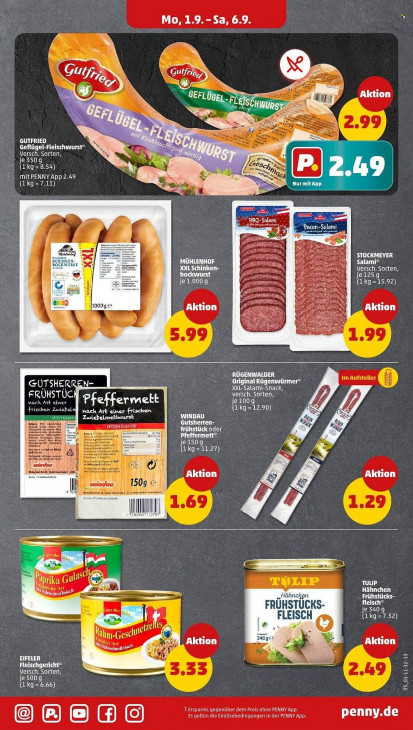 Penny Angebote ab 01.09.25 bis 06.09.25