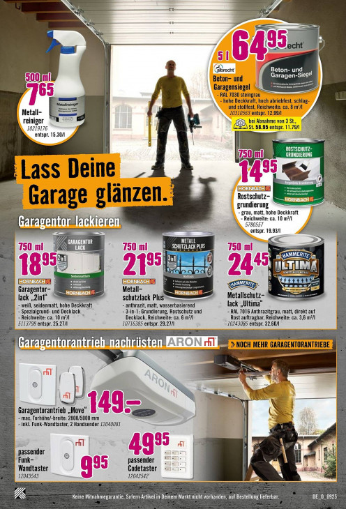 Hornbach Angebote ab 03.09.25 bis 01.10.25