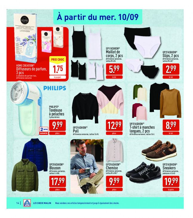 Aldi Dépliant 08.09.2025