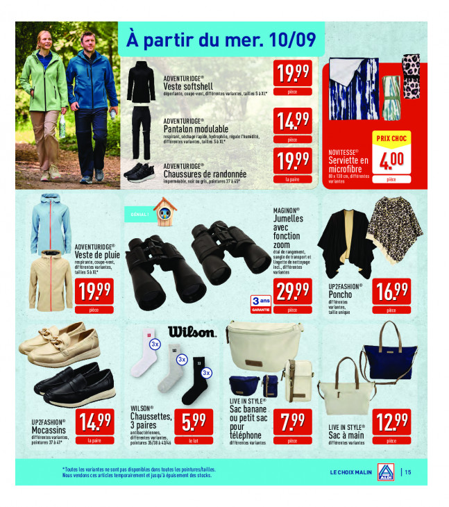 Aldi Dépliant 08.09.2025