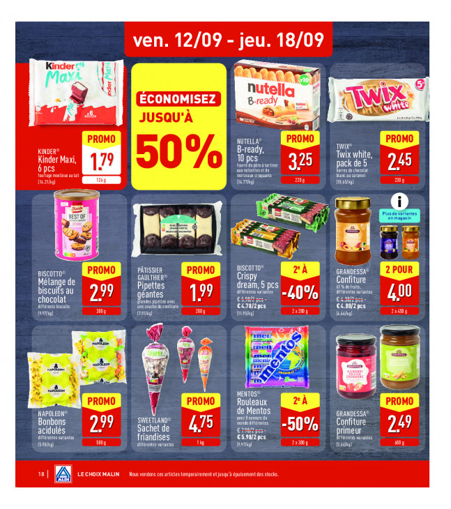 Aldi Dépliant 08.09.2025