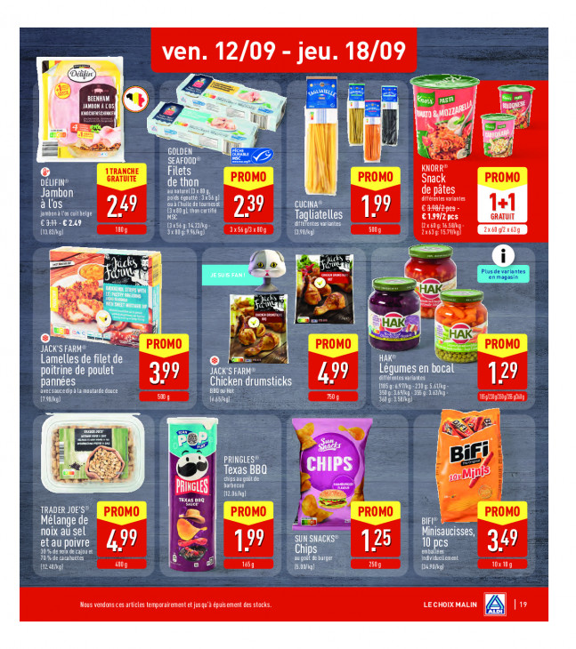 Aldi Dépliant 08.09.2025