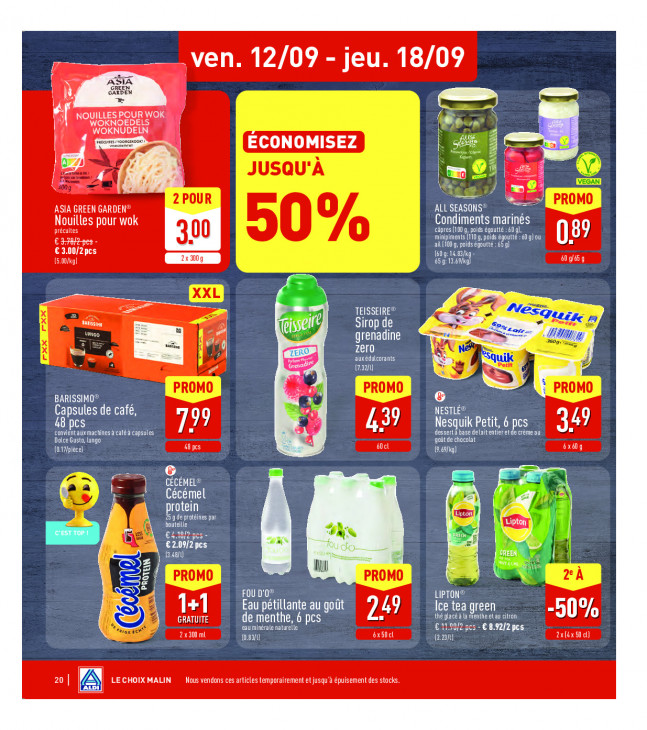 Aldi Dépliant 08.09.2025
