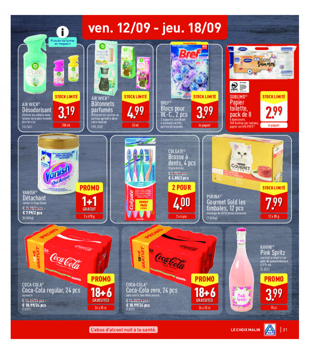 Aldi Dépliant 08.09.2025
