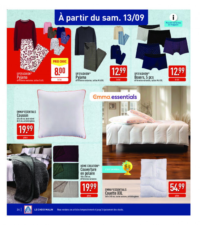 Aldi Dépliant 08.09.2025