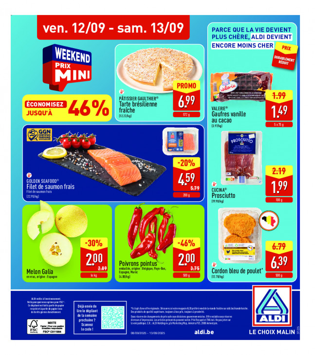 Aldi Dépliant 08.09.2025