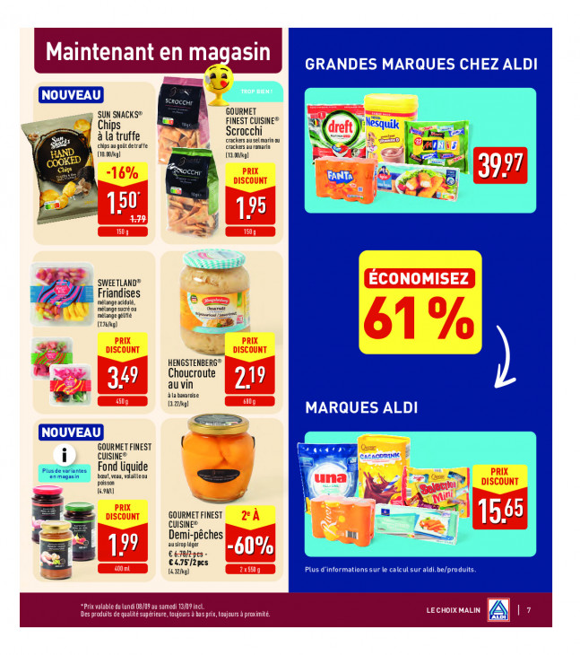 Aldi Dépliant 08.09.2025