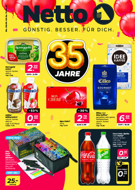 Netto Angebote ab 08.09.25 bis 13.09.25