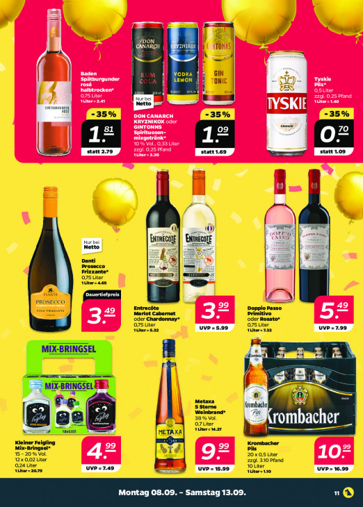 Netto Angebote ab 08.09.25 bis 13.09.25