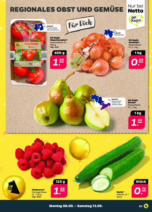 Netto Angebote ab 08.09.25 bis 13.09.25