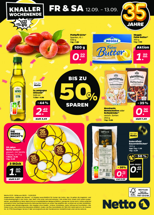 Netto Angebote ab 08.09.25 bis 13.09.25