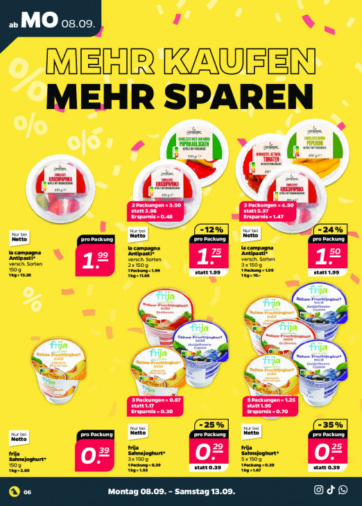 Netto Angebote ab 08.09.25 bis 13.09.25