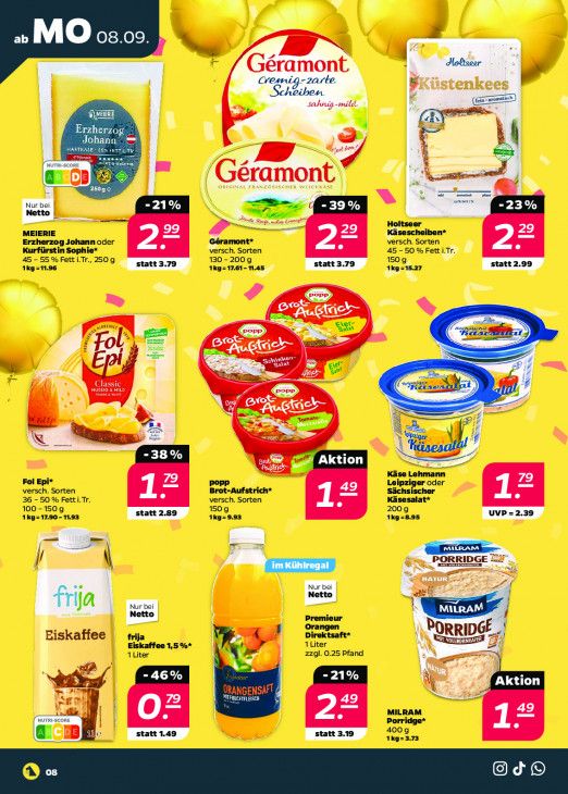 Netto Angebote ab 08.09.25 bis 13.09.25