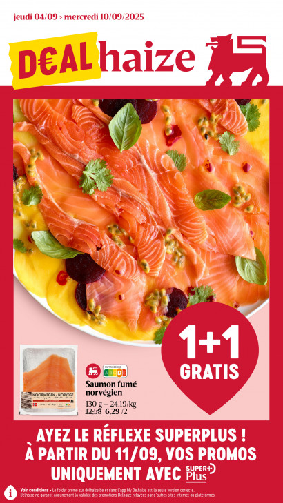 Delhaize Dépliant 04.09.2025
