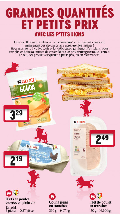 Delhaize Dépliant 04.09.2025