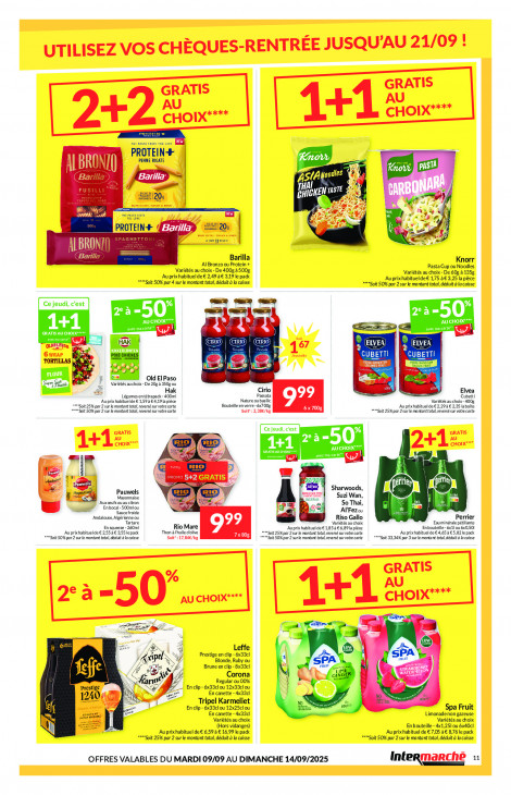 Intermarché Dépliant 09.09.2025