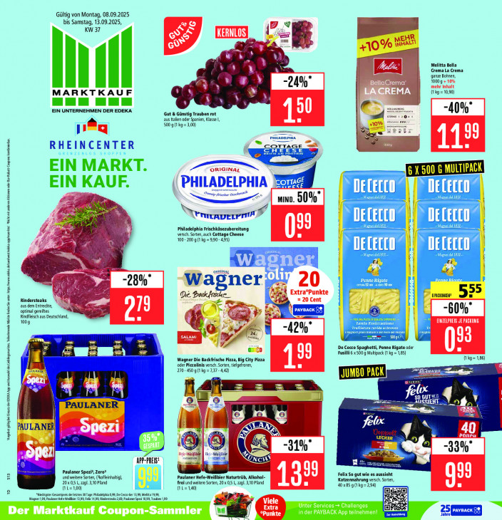 Marktkauf Angebote ab 08.09.25 bis 13.09.25