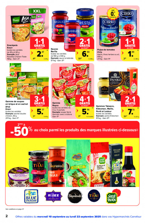 Carrefour Dépliant 10.09.2025
