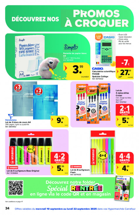 Carrefour Dépliant 10.09.2025