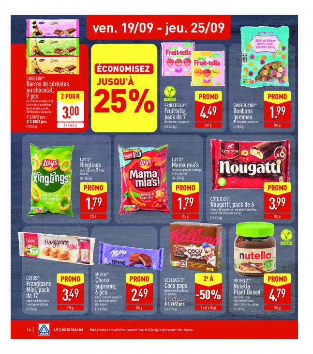 Aldi Dépliant 15.09.2025