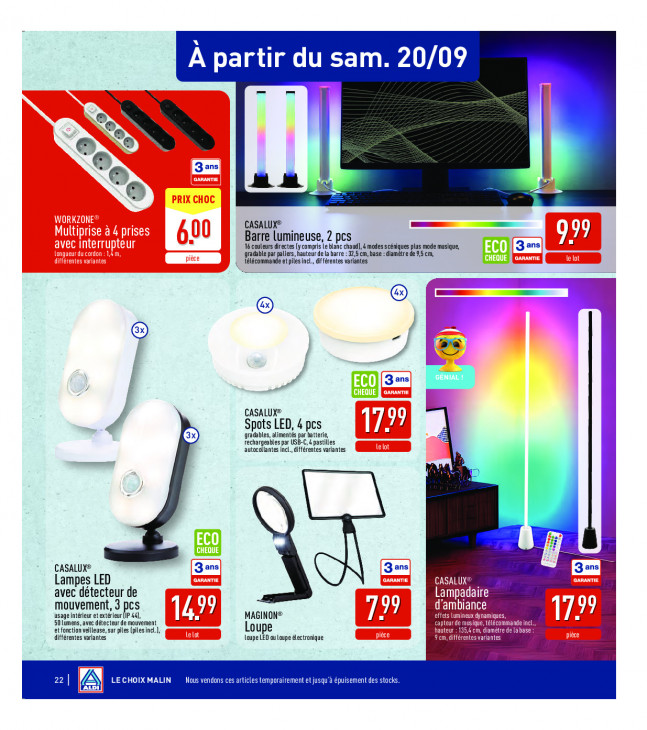 Aldi Dépliant 15.09.2025