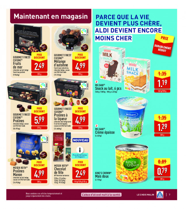 Aldi Dépliant 15.09.2025