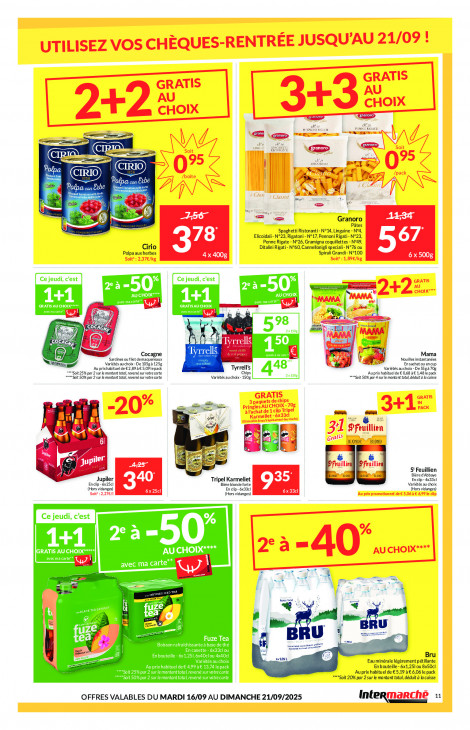 Intermarché Dépliant 16.09.2025