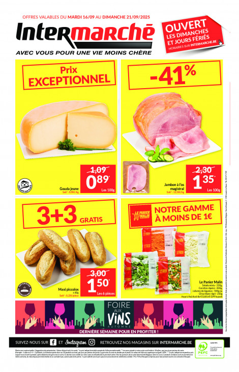 Intermarché Dépliant 16.09.2025