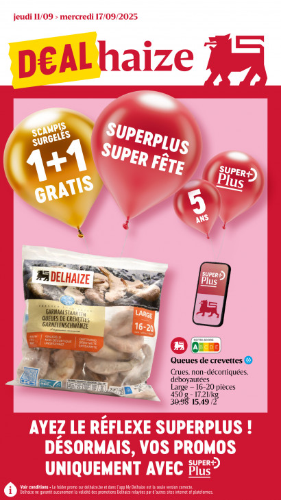 Delhaize Dépliant 11.09.2025