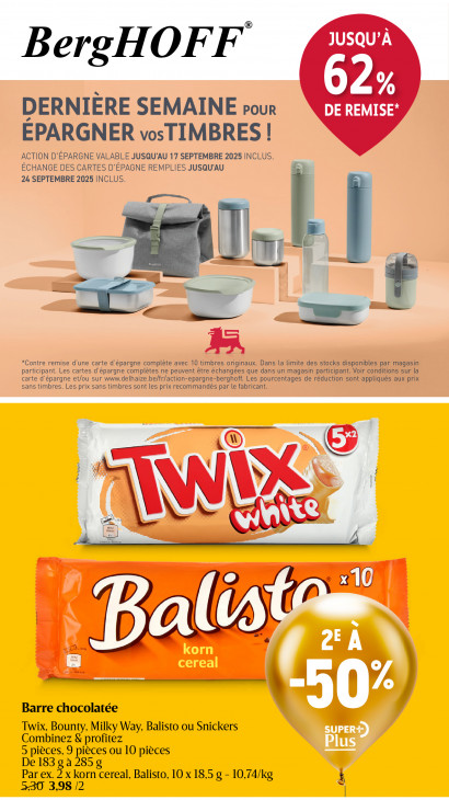 Delhaize Dépliant 11.09.2025