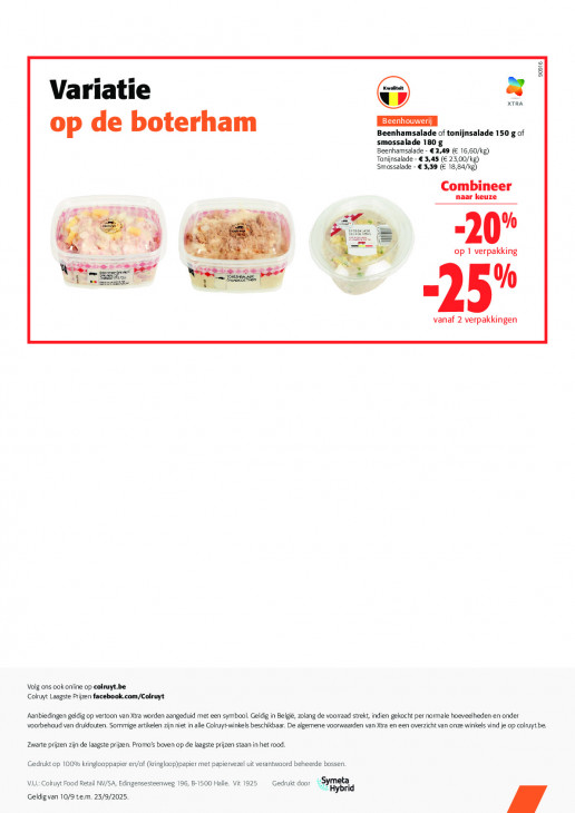 Colruyt Folder 10.09.2025