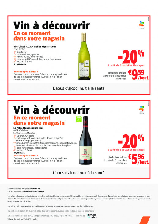Colruyt Dépliant 10.09.2025
