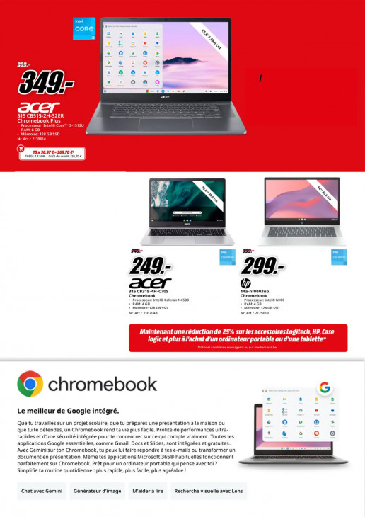 Media Markt Dépliant 08.09.2025