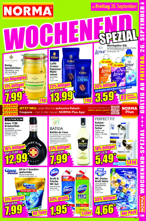Norma Angebote ab 22.09.25 bis 27.09.25