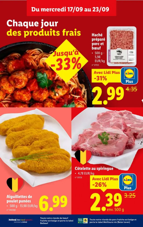 Lidl Dépliant 17.09.2025