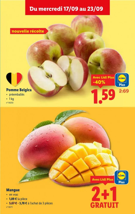Lidl Dépliant 17.09.2025