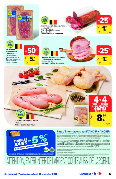 Carrefour Dépliant 17.09.2025