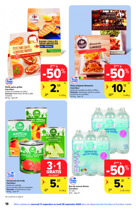 Carrefour Dépliant 17.09.2025