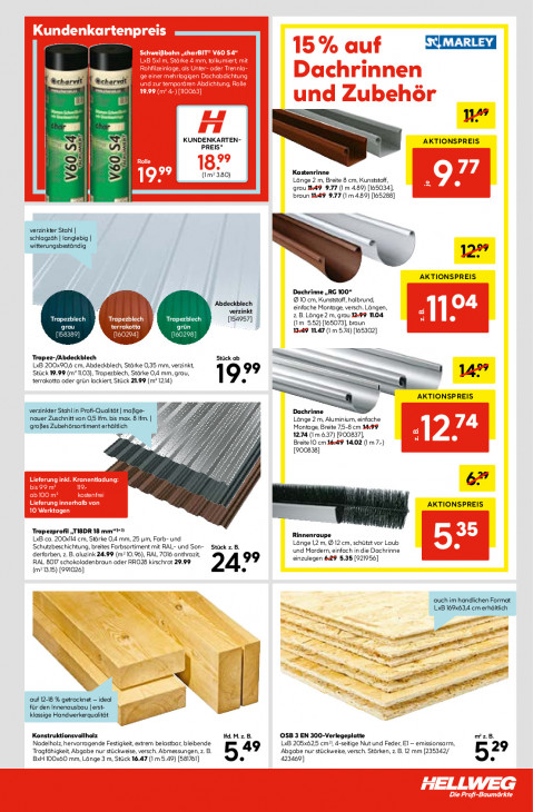 Hellweg Baumarkt Angebote ab 15.09.25 bis 20.09.25