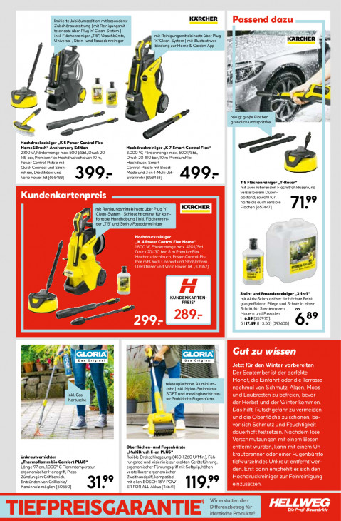 Hellweg Baumarkt Angebote ab 15.09.25 bis 20.09.25