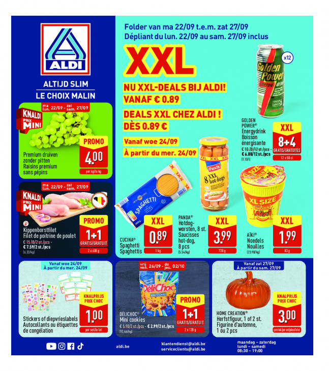 Aldi 22.09.25 - 27.09.25