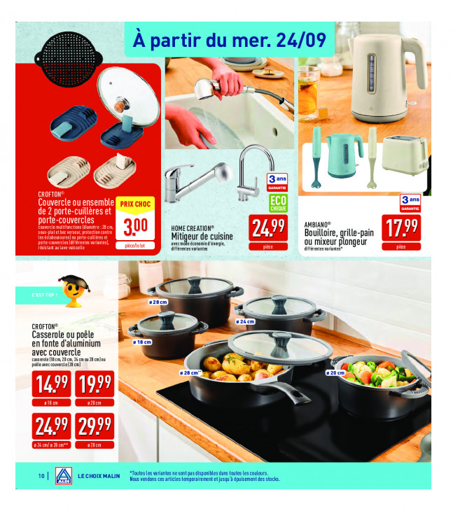 Aldi Dépliant 22.09.2025