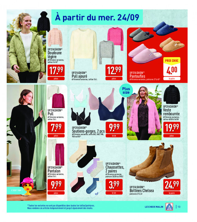 Aldi Dépliant 22.09.2025