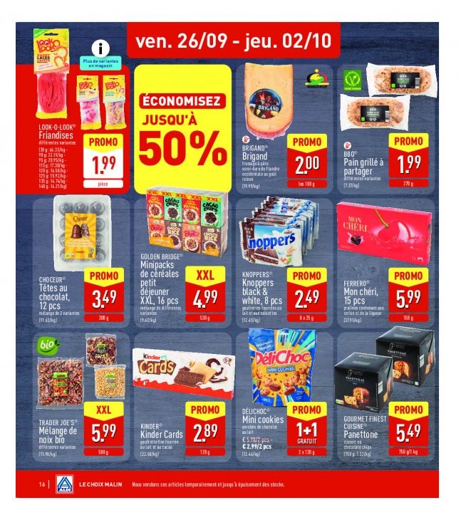 Aldi Dépliant 22.09.2025