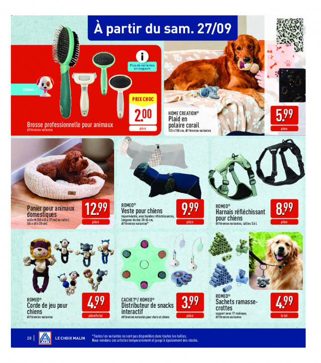 Aldi Dépliant 22.09.2025