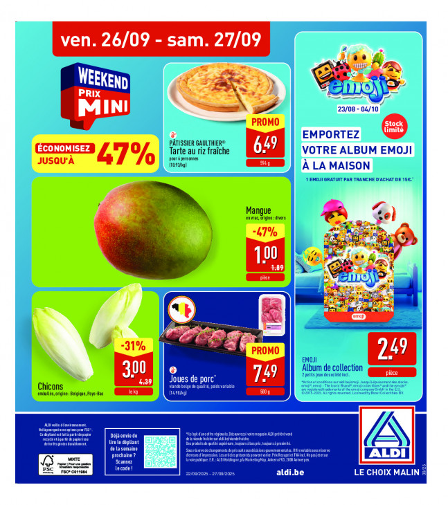 Aldi Dépliant 22.09.2025