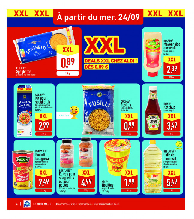 Aldi Dépliant 22.09.2025