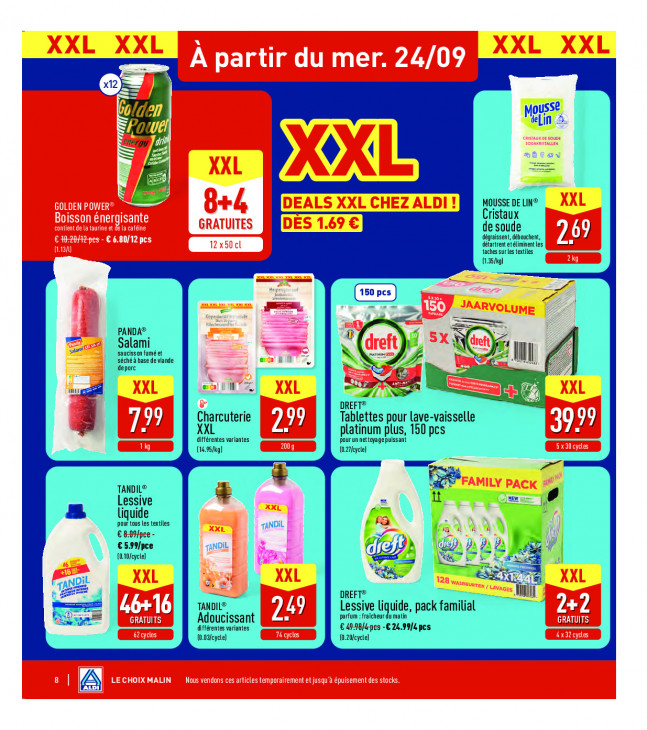 Aldi Dépliant 22.09.2025